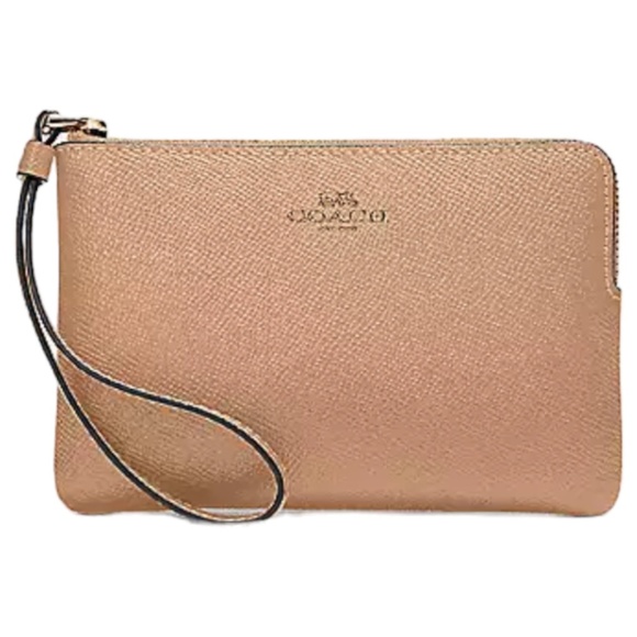 Coach Gold Wristlet Clutch - Picture 1 of 2